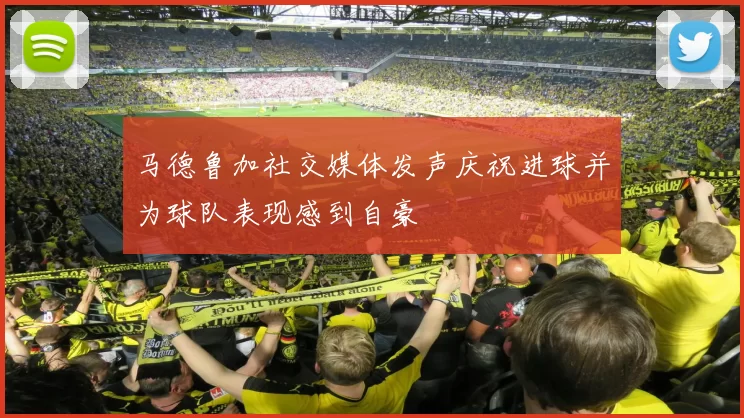 马德鲁加社交媒体发声庆祝进球并为球队表现感到自豪